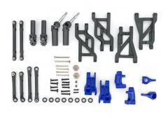 Traxxas TRX9182-BLUE Outer Driveline & Suspension Upgrade Kit, extreme heavy duty, blue