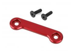 Traxxas TRX9617R Wing washer, 6061-T6 aluminum (red-anodized) (1)/ 4x12mm FCS (2)