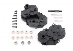 Traxxas TRX9889 Gearbox housing (front & rear) (for 9891 transmission)