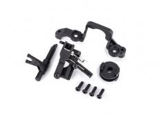 Traxxas TRX9890 Two speed shift assembly/ shift dog/ shift fork/ transmission mount/ 2x6mm BCS (4) (