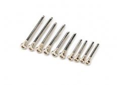 traxxas  TRX9142 Suspension pin set, extreme heavy duty, complete (front and rear) (2.5x26mm (4), 3x