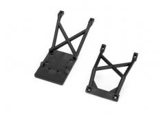 traxxas TRX3623-BLK SKID PLATES, FRONT & REAR (BLACK)