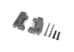 traxxas TRX9136-GRAY Caster blocks (c-hubs), extreme heavy duty, gray (left & right)/ 3x26mm hinge p