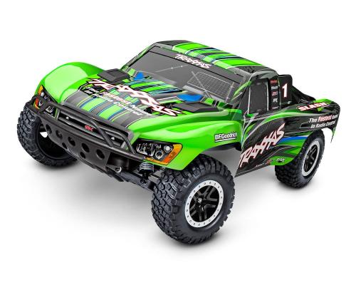 SLASH BRUSHLESS: SCHAAL 1/10 2WD SHORT COURSE RACINGTRUCK TQ 2,4 GHz - GROEN