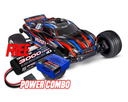 Traxxas Rustler 2WD BL-2S HD Rood