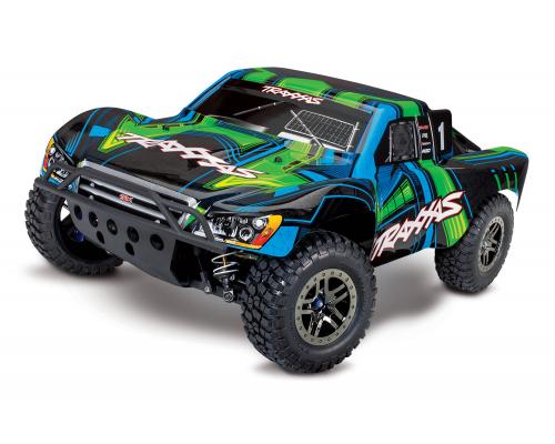 Blackt Traxxas SLASH 4X4 ULTIMATE VXL TQI TSM CLIPLESS BODY zonder accu en lader, GREEN TRX68277-4GR