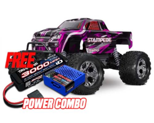 Traxxas Stampede 2WD BL-2S HD Pink