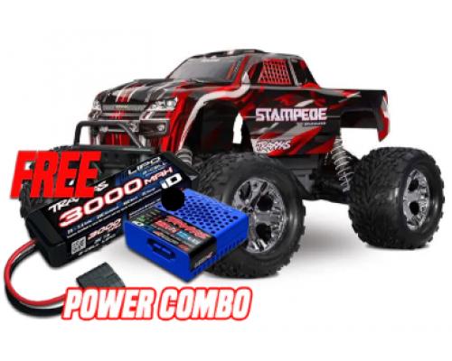 Traxxas Stampede 2WD BL-2S HD Rood