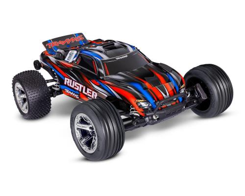 Traxxas Rustler 2WD BL-2S HD Rood