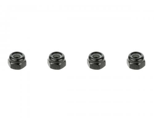 AR715001 Nylon Nut 3mm (4) (ARAC9818)