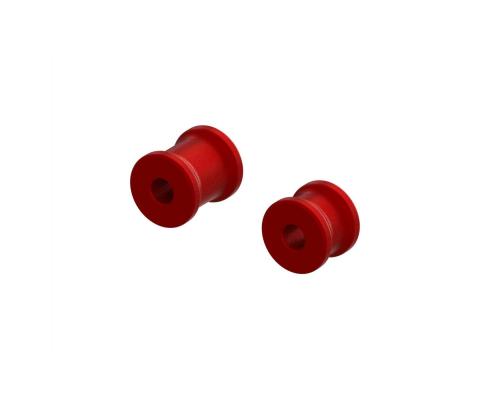 ARA320569 Aluminum Chassis Brace Spacer Set Red