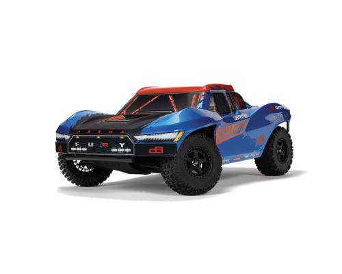 Arrma 1/10 FURY 223S BLX Brushless 2WD Short Course Truck RTR with DSC, Blue ARA3521T1