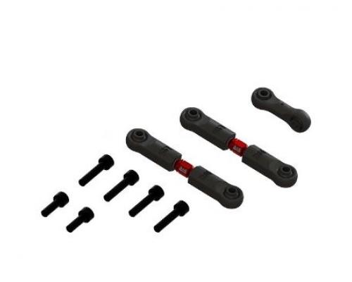 Arrma ARA340217 Aluminum Adjustable Steering Links Set B (2): GROM