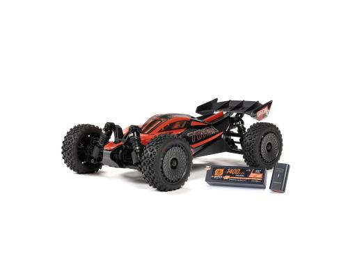 Arrma TYPHON GROM 223S BLX Brushless 4X4 Small Scale Buggy RTR with Battery & Charger, Red