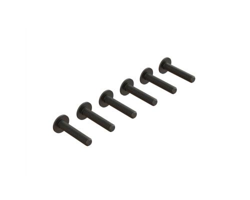 Flanged Button Head Screw M4x20mm (6) (ARA727420)