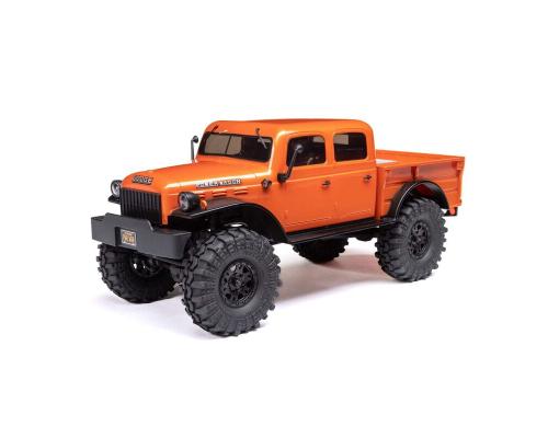 Axial 1/24 SCX24 Dodge Power Wagon 4WD Rock Crawler Brushed RTR Oranje AXI00007T1