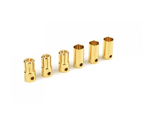 CC Bullet 6.5mm Set Of 3 Each Female And Male 6.5mm Bullet