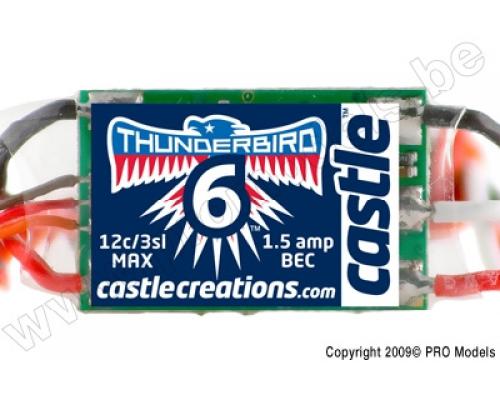 Castle Creations Thunder Bird 6, 6A 15V BEC SPORT AIR BL ESC