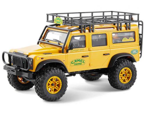 FMS 1/24 Land Rover Defender 110 First Generation Crawler RTR Camel Trophy