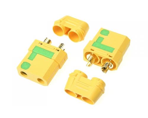 Connector - XT-90S - Anti Spark - Beschermkap - Goudcontacten - Mannelijk - 2 st