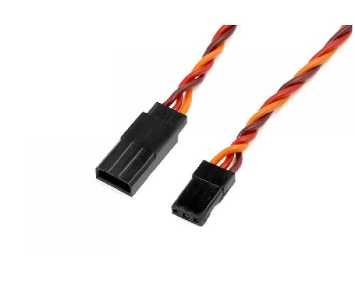 Servo verlengkabel - Gedraaide kabel - JR/Hitec - 22AWG / 60 Strengen - 45cm - 1 st