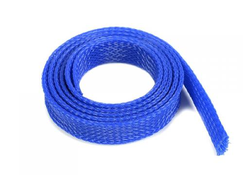 Kabel beschermhoes - Gevlochten - 14mm - Blauw - 1m