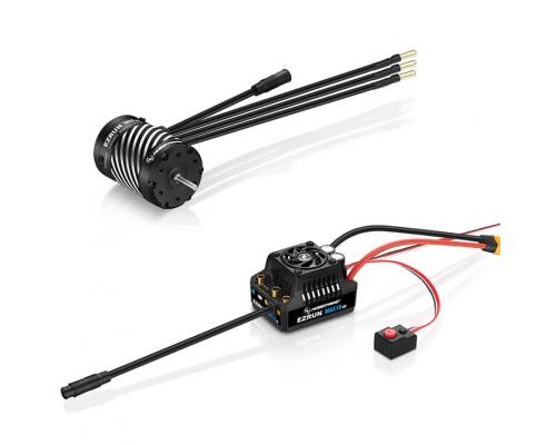 Hobbywing Ezrun MAX10 G2 80A Combo met 3652SD-4100kV 3.175 as HW38020347