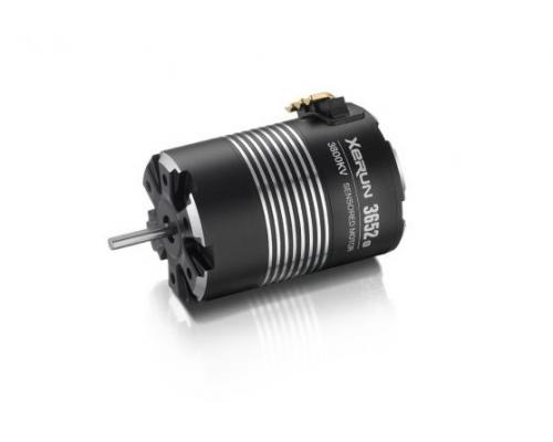 Hobbywing XERUN 3652SD D5.00-G2 Black 6100kv incl pinion 48P 21T