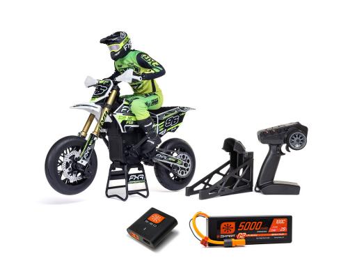 Losi 1/4 Promoto-SM FXR Supermoto Motorcycle RTR Wit compleet met accu en lader LOS-2310