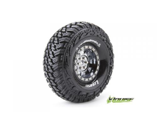 CR-GRIFFIN - 1-10 Crawler Banden Set - Verlijmd op velg - Super Soft - 1.9\" Velgen Zwart