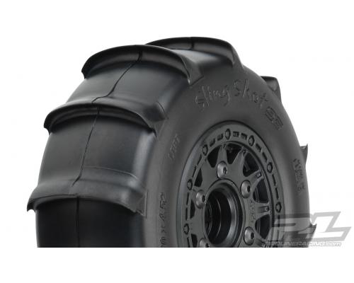 PR1158-10 Sling Shot SC 2.2\"/3.0\" Sand Tires Mounted for Slash 2wd & Slash 4x4 Front or Rear, Mounte