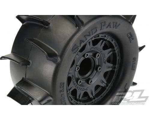 PR1186-10 Sand Paw 2.8 \"zandbanden gemonteerd voor Stampede / Rustler 2wd & 4wd voor en achter, gemo