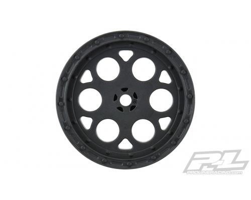 PR2783-03 Showtime 2.2 \"Sprint Car 12mm Hex Front Black Wheels voor Dirt Oval (met 2.2\" 2WD Buggy Fr