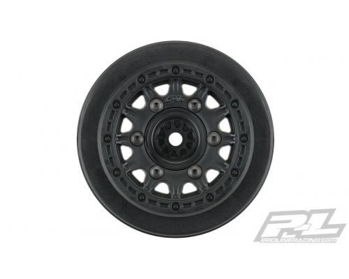 PR2785-03 Raid 2.2\"/3.0\" Black 6x30 Removable Hex SC Wheels for Slash 2wd Rear & Slash 4x4 Front or 