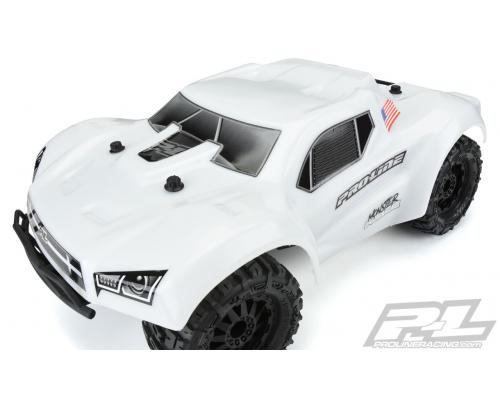 PR3498-15 Pre-Cut Monster Fusion Bash Armor Body (wit) voor Slash 2wd & Slash 4x4 met 2.8\" MT-banden