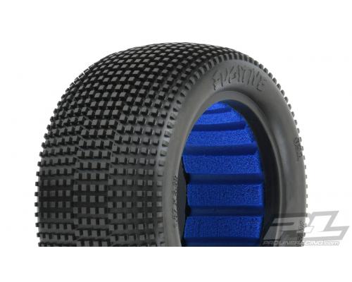 PR8285-02 Fugitive 2.2\" Off-Road Buggy Rear Tires M3 (soft) for 2.2\" 1:10 Rear Buggy Wheels, Include