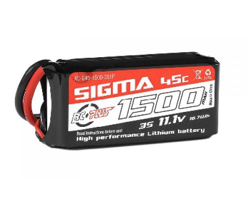 1500 mAh - 3S1P - 11.1V - XT-60 - Li-Po Batterypack - Sigma 45C