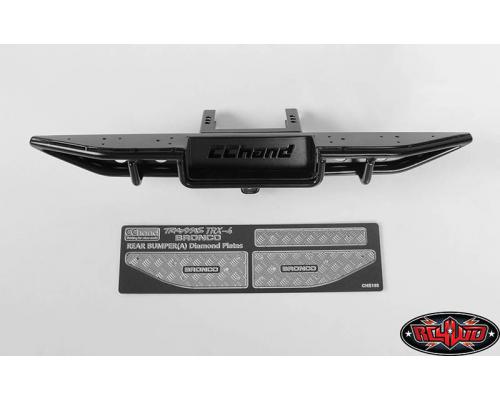 Ranch achterstapbumper voor Traxxas TRX-4 \'79 Bronco Ranger XLT (zwart)