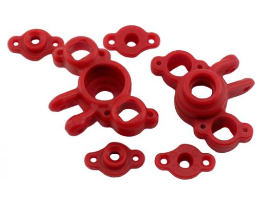 RPM73169 Red Axle Carriers for the Traxxas 1/16th Scale