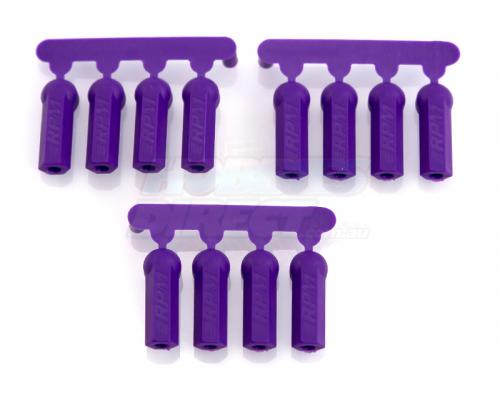 RPM73378 Heavy Duty Rod Ends (12) 4-40 Purple