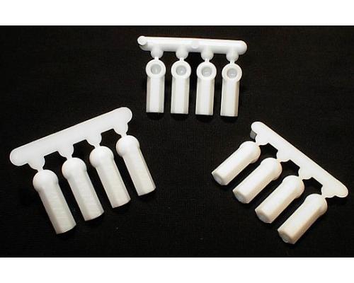 RPM73381 Heavy Duty Rod Ends (12) 4-40 Dyeable White