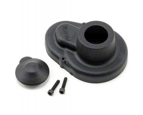 RPM80082 Molded Gear Cover fits Assoc. SC10, B4, T4 Black