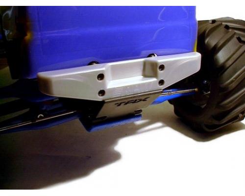 RPM80096 T/E-Maxx Rear Step Bumper  Silver