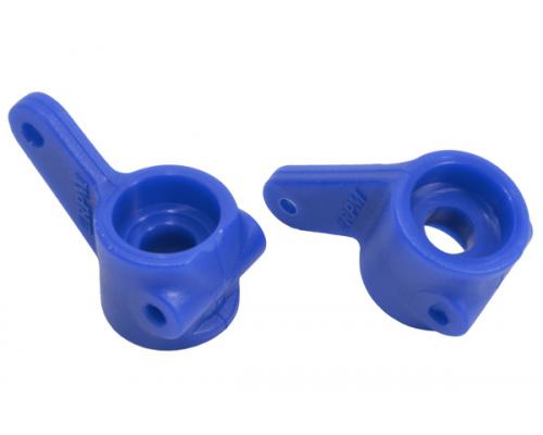 RPM80375 Blue Front Bearing Carriers for Traxxas Slash 2wd, Nitro Slash, e-Rustler en e-Stampede 2wd