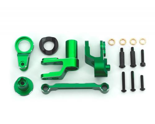 STEERING BELLCRANKS, DRAGLINK (GREEN-ANODIZED 6061-T6 ALUMINUM)