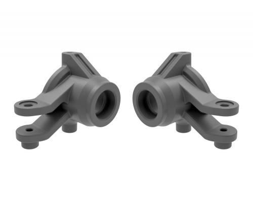 Traxxas TRX10736-GRAY Steering blocks, left & right (gray)