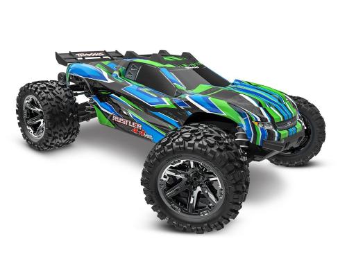 TRAXXAS RUSTLER 4X4 VXL HEAVY DUTY TQI TSM GROEN TRX67376-4GRN