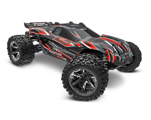 TRAXXAS RUSTLER 4X4 VXL HEAVY DUTY TQI TSM ROOD TRX67376-4RED