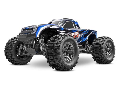 TRAXXAS STAMPEDE 4X4 VXL HEAVY DUTY TQI TSM BLAUW TRX90376-4BLUE