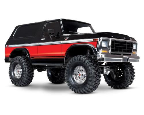 TRAXXAS TRX-4 1979 FORD BRONCO CRAWLER CLIPLESS RED